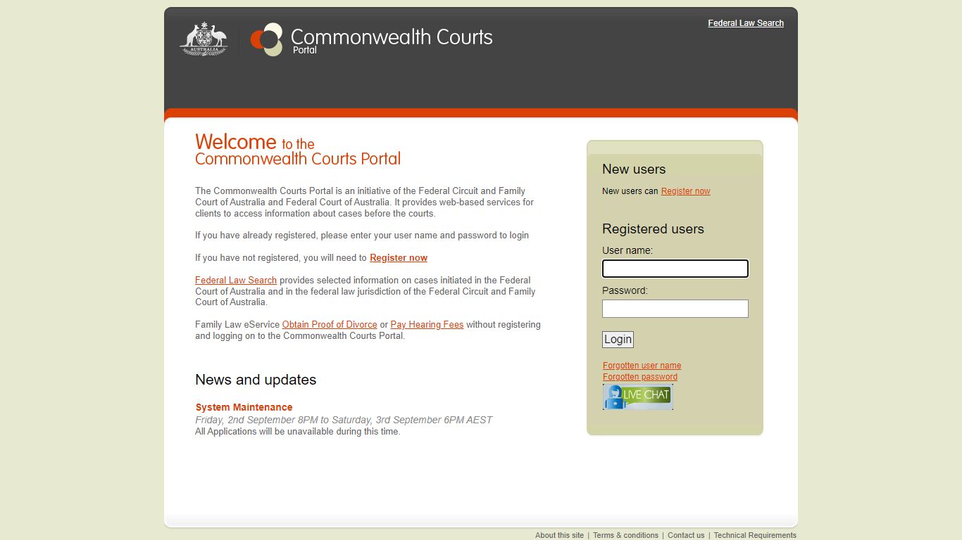 Commonwealth Courts Portal